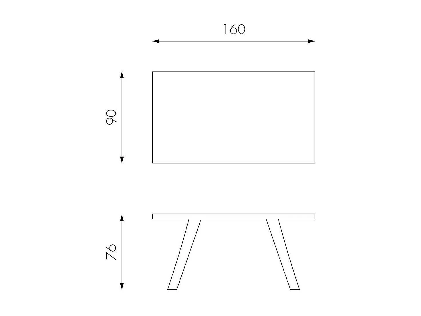 Baumkanten Esstisch aus Eiche Weiß Metall
