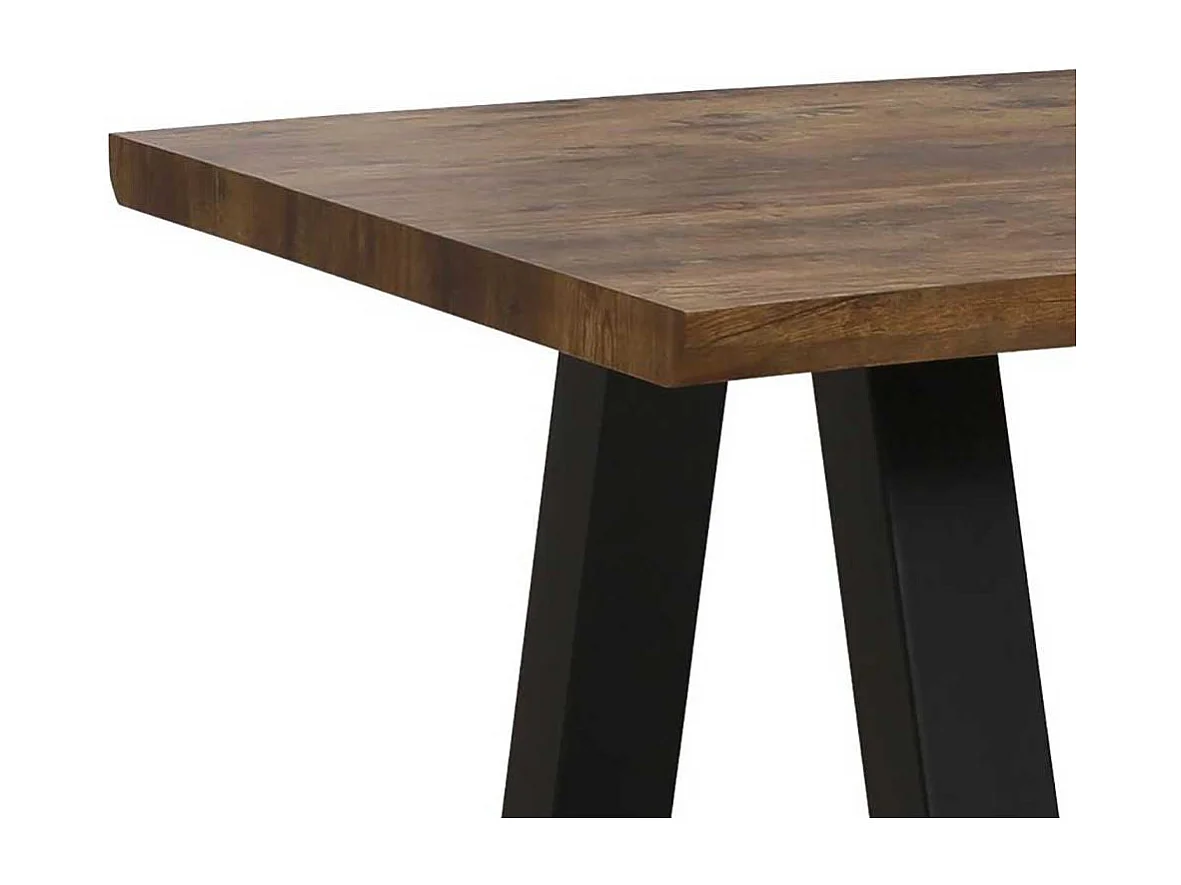 Esstisch Tisch Esszimmer in Braun und Schwarz