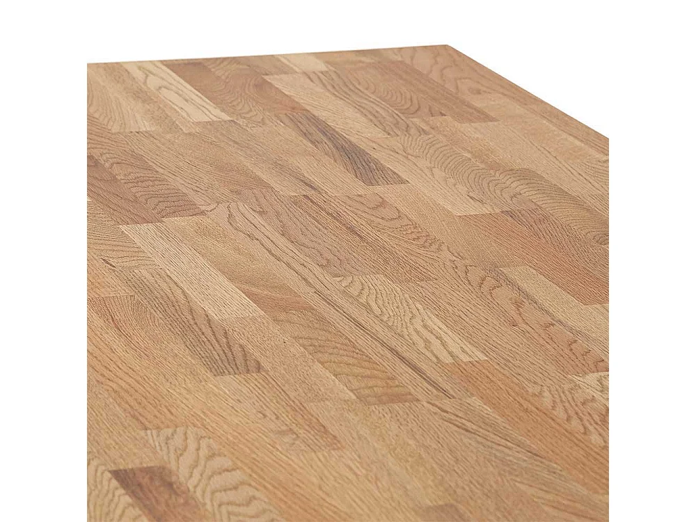 Esstisch Küchentisch aus Zerreiche Massivholz mit Bügelgestell