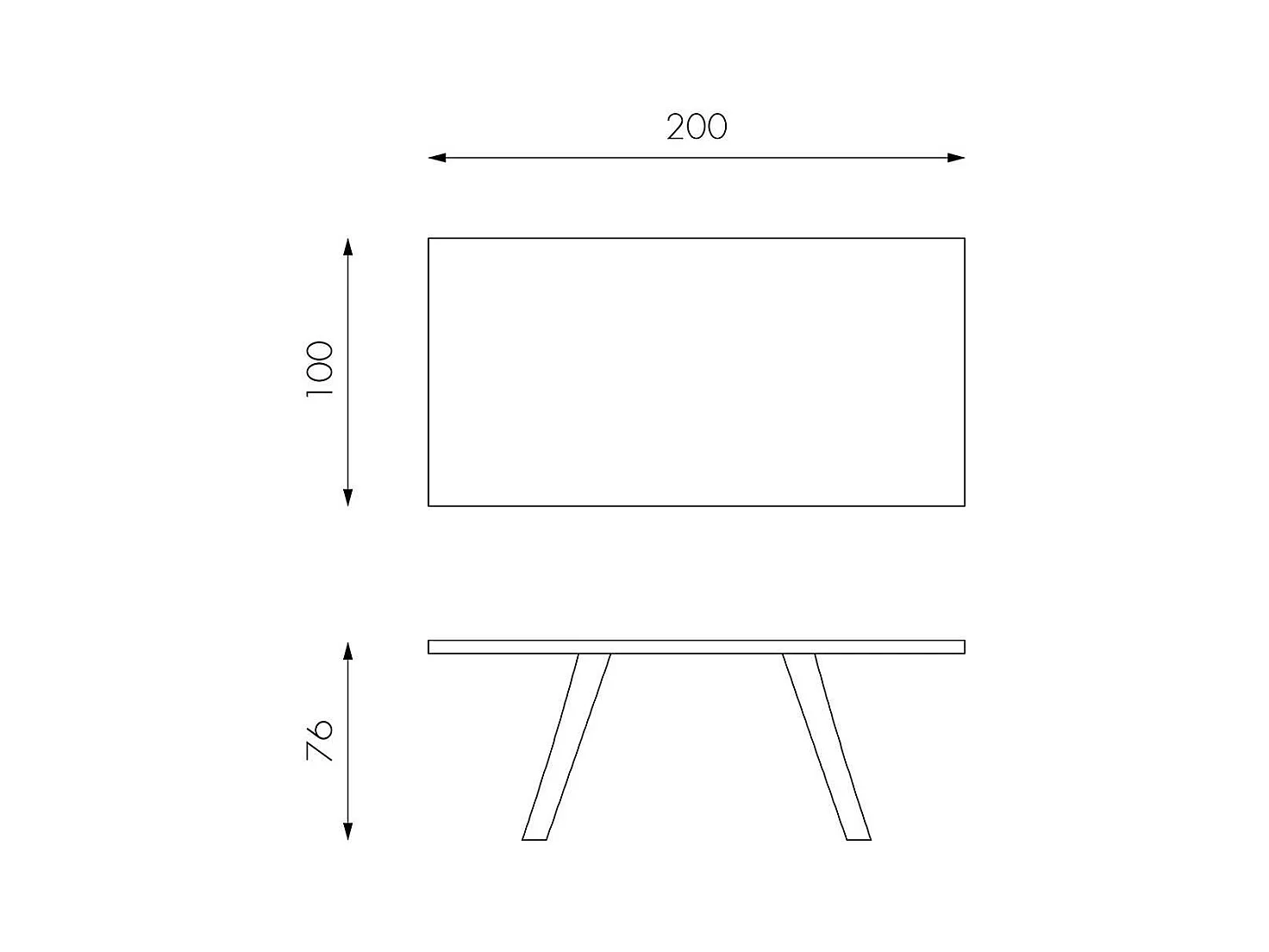 Tisch mit Baumkante aus Eiche Metall Schwarz
