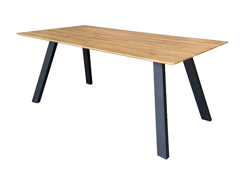 Esstisch Holztisch aus Massivholz mit Vierfußgestell