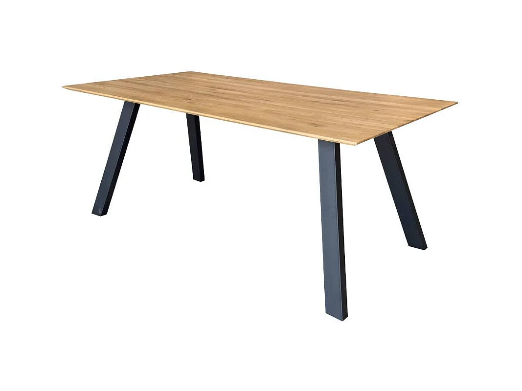 Esstisch Holztisch aus Massivholz mit Vierfußgestell