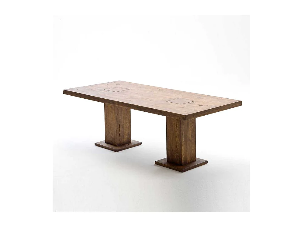 Esstisch aus Eiche Massivholz Rustikal