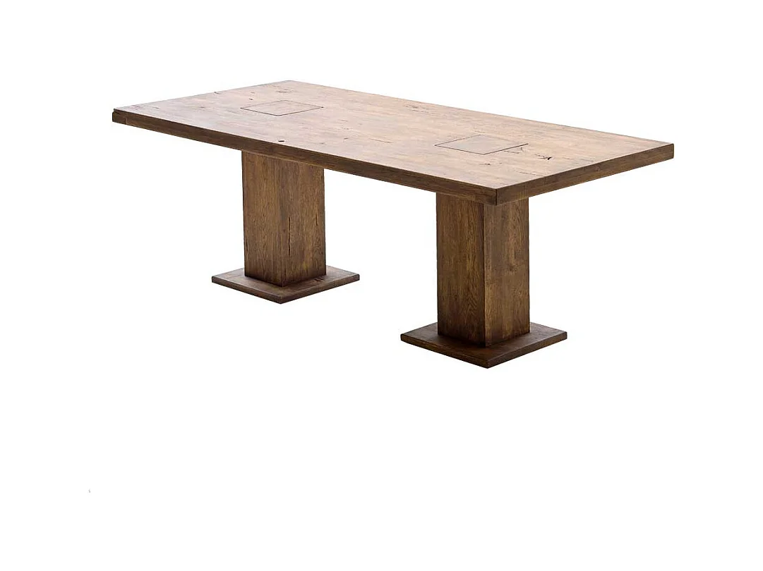 Esstisch aus Eiche Massivholz Rustikal