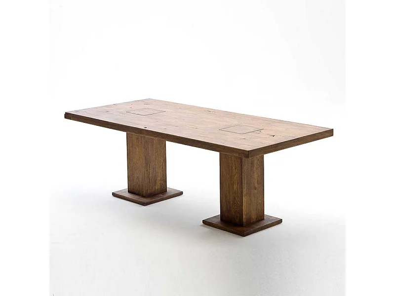 Esstisch aus Eiche Massivholz Rustikal