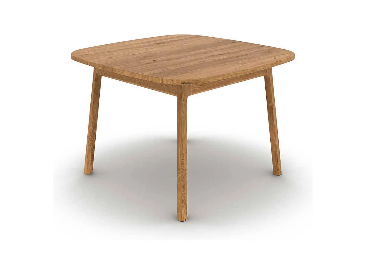 Esstisch Tisch Massivholz aus Wildeiche Massivholz mit Vierfußgestell