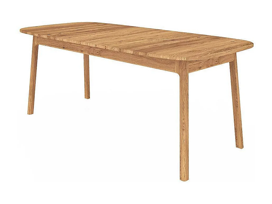 Esstisch Tisch Massivholz aus Wildeiche Massivholz mit Vierfußgestell