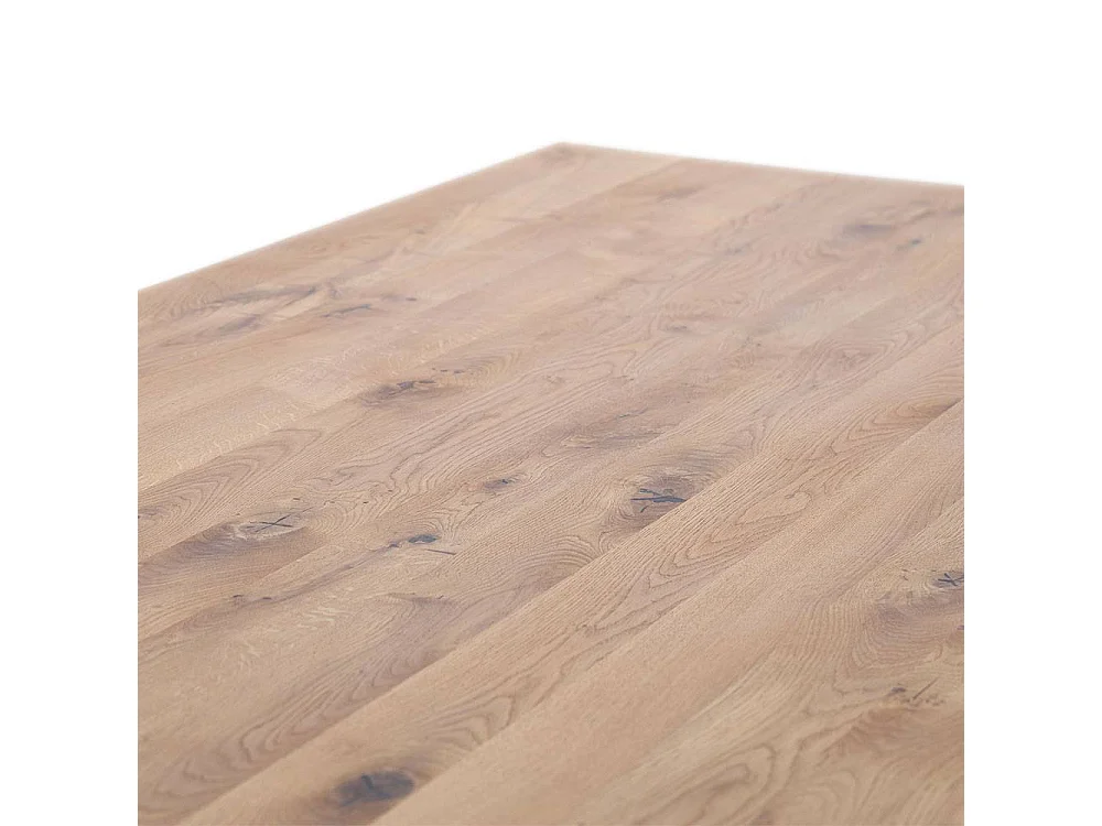 Esstisch Holztisch in Wildeichefarben und Anthrazit