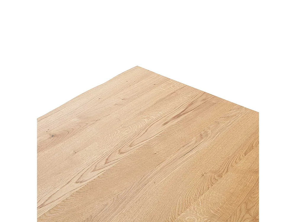 Esstisch Tisch Massivholz in Wildeichefarben mit Massivholzplatte