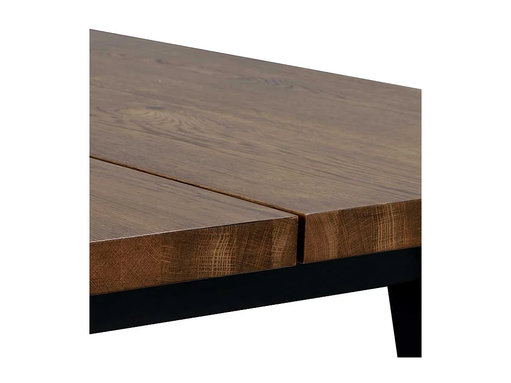 Küchentisch in Eiche dunkel Schwarz