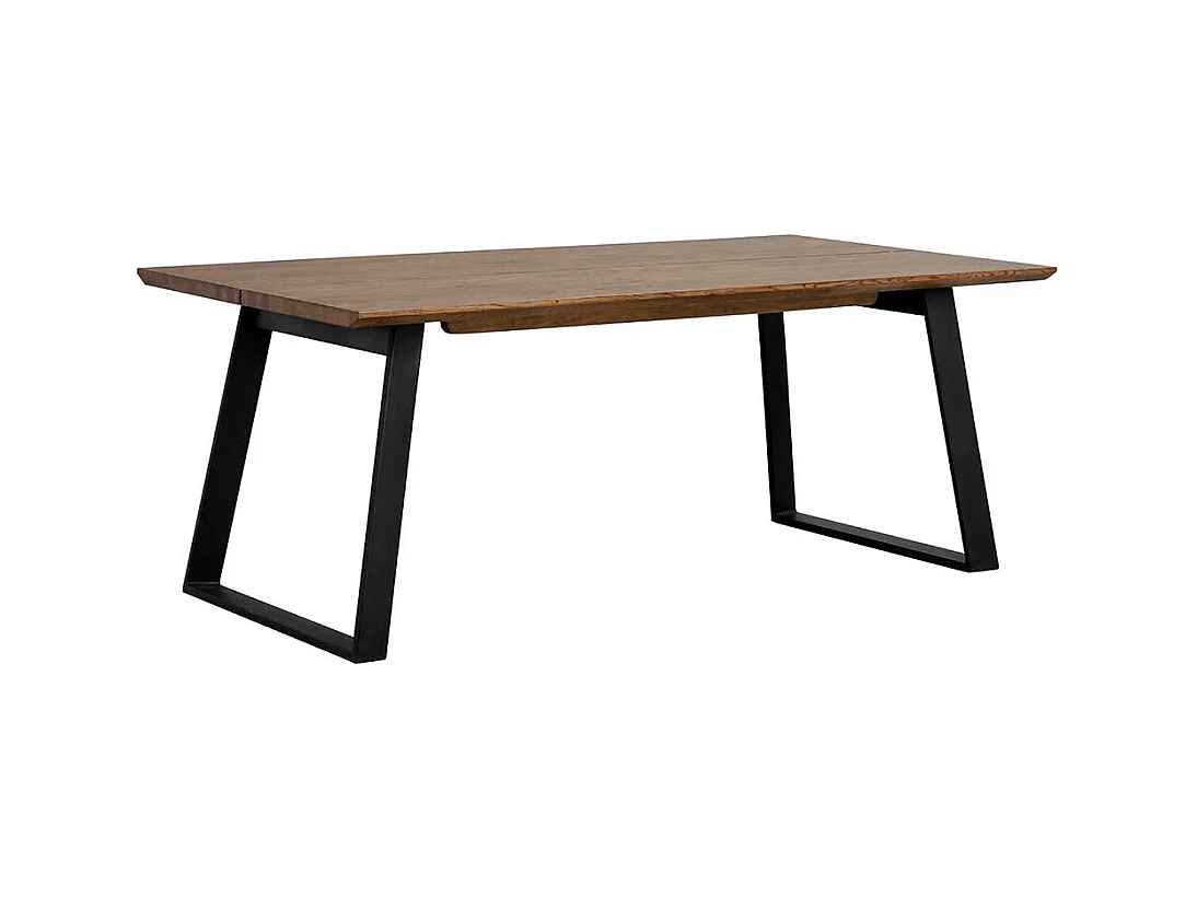 Küchentisch in Eiche dunkel Schwarz