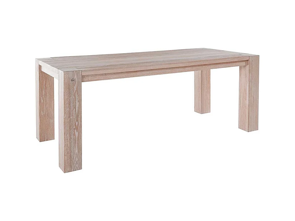 Küchentisch in Wildeiche White Wash massiv modern