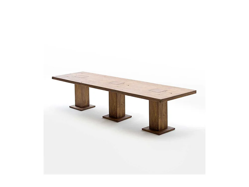 Esstisch aus Eiche Massivholz Rustikal