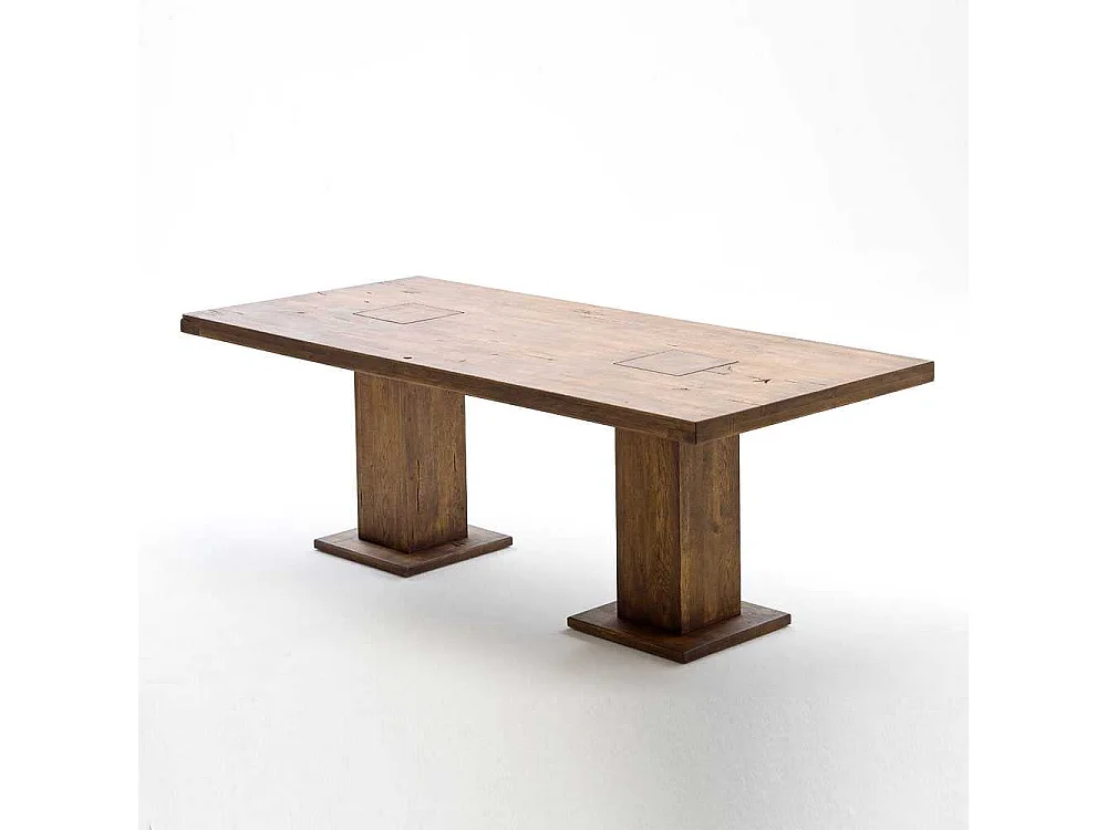 Esstisch aus Eiche Massivholz Rustikal