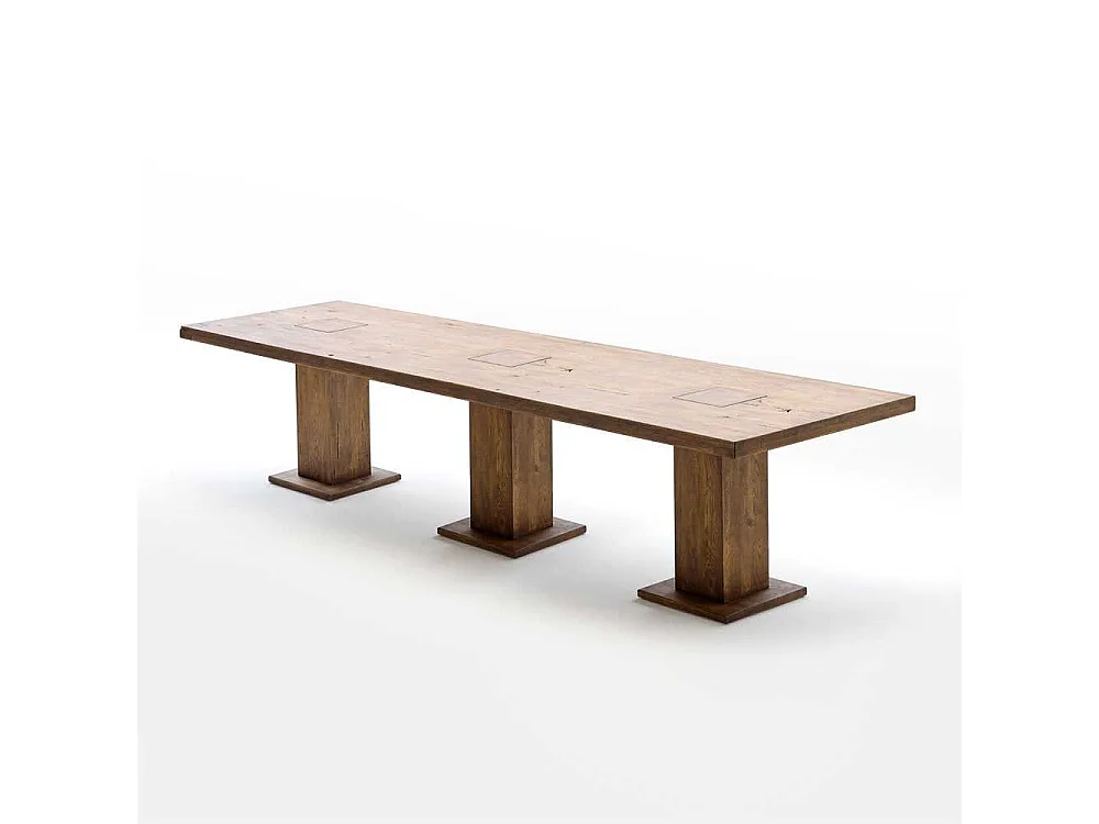 Esstisch aus Eiche Massivholz Rustikal