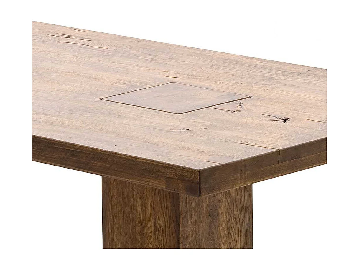 Esstisch aus Eiche Massivholz Rustikal