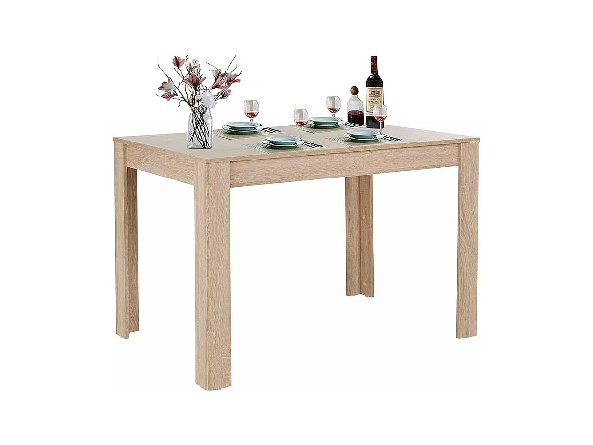 Esszimmertisch in Sonoma Eiche 75 cm hoch