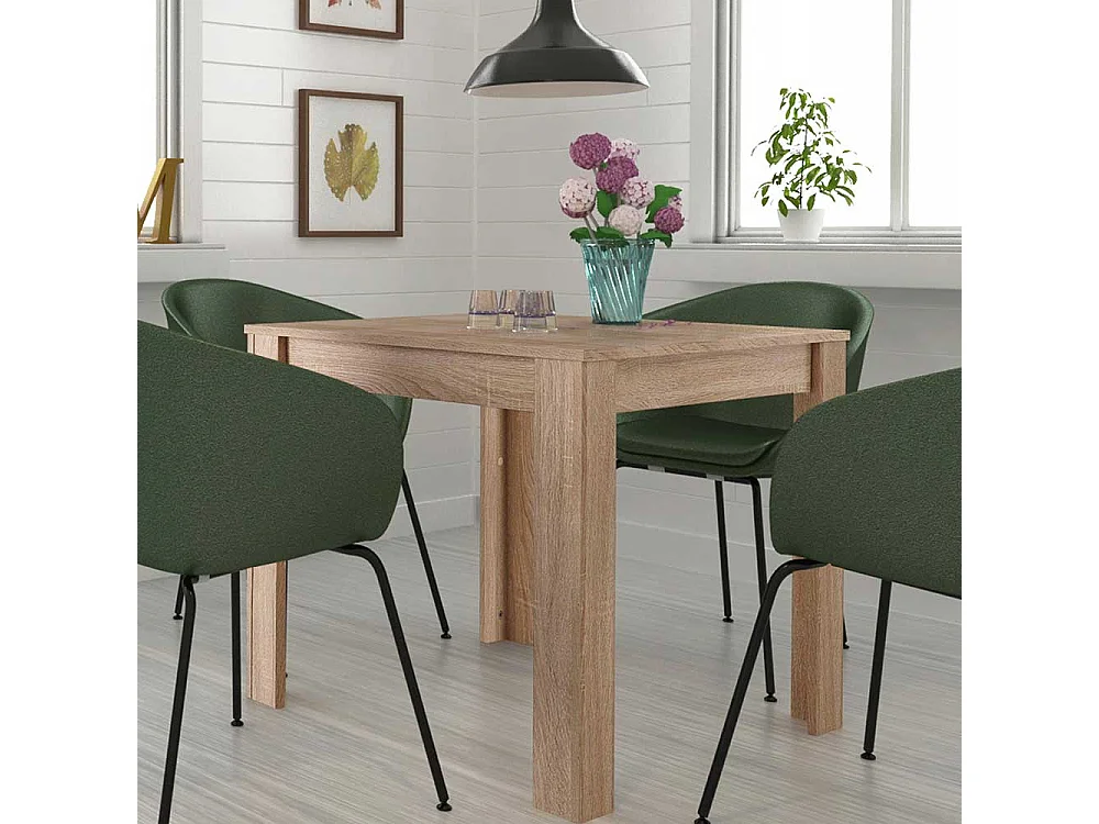 Esszimmertisch in Sonoma Eiche 75 cm hoch