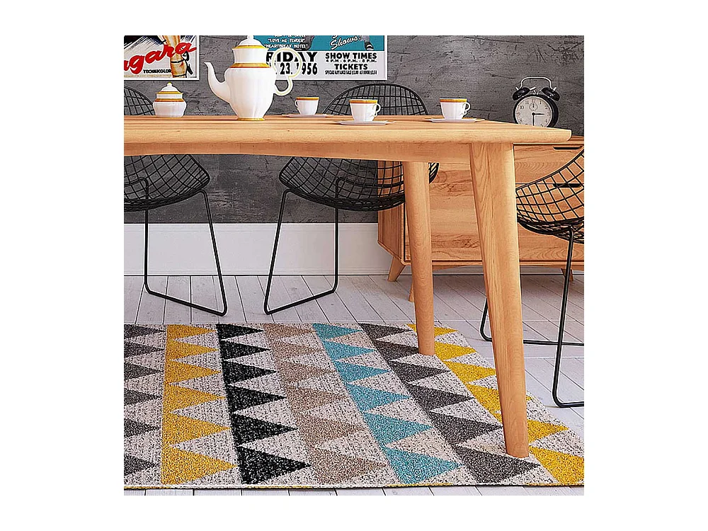 Tisch aus Kernbuche Massivholz 100 cm tief