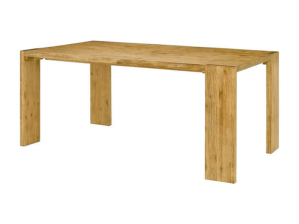 Vollholztisch aus Akazie Massivholz 75 cm hoch