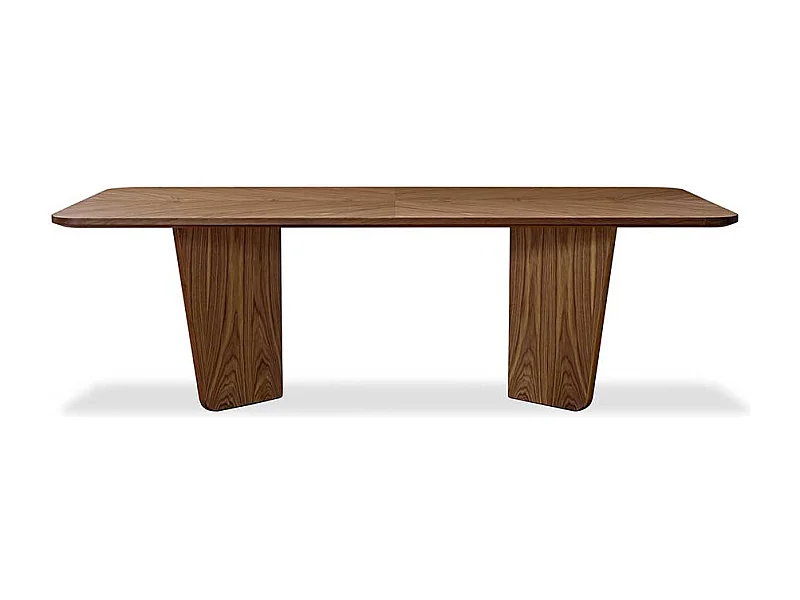 Esszimmer Tisch Buche teilmassiv braun modernem Design