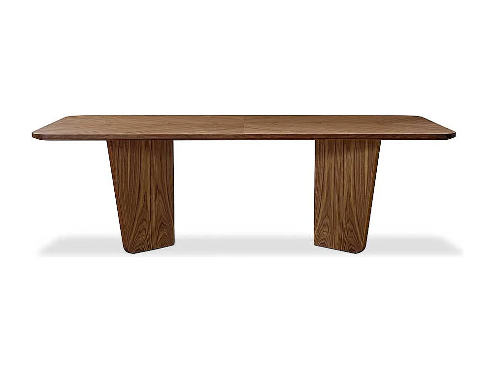 Esszimmer Tisch Buche teilmassiv braun modernem Design