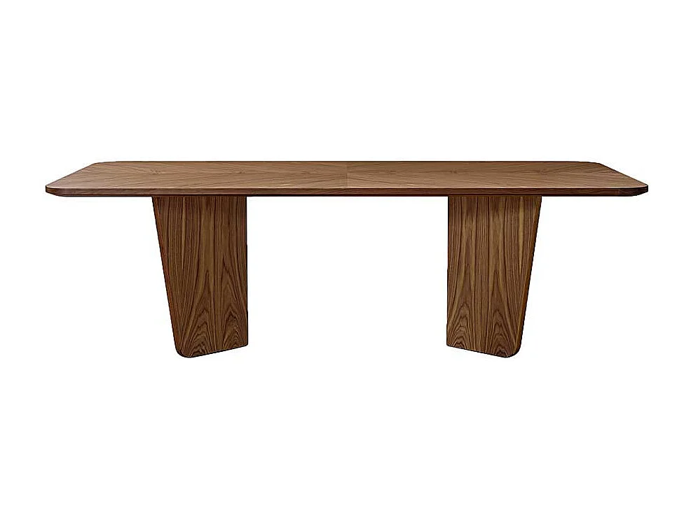 Esszimmer Tisch Buche teilmassiv braun modernem Design