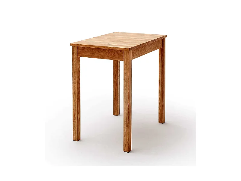 Esstisch aus Wildeiche Massivholz 76 cm hoch