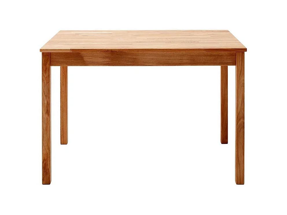 Esstisch aus Wildeiche Massivholz 76 cm hoch
