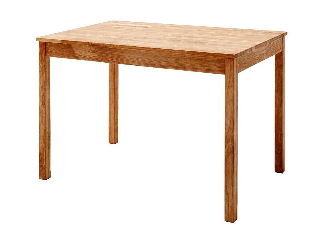 Esstisch aus Wildeiche Massivholz 76 cm hoch