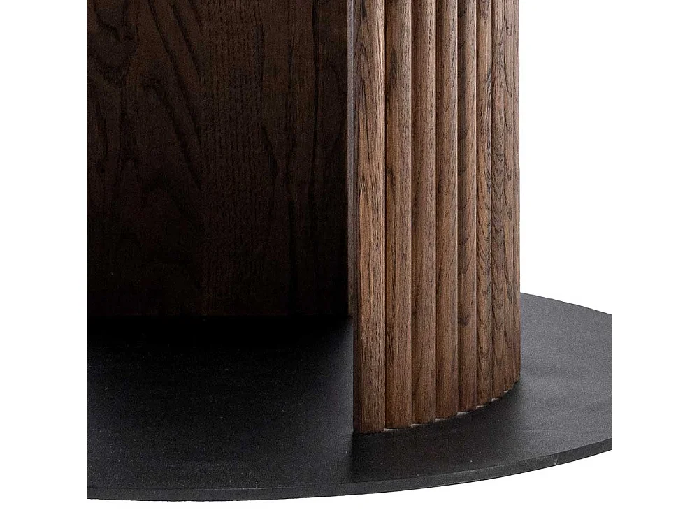 Skandi Tisch Esszimmer aus Eiche Massivholz Wengefarben