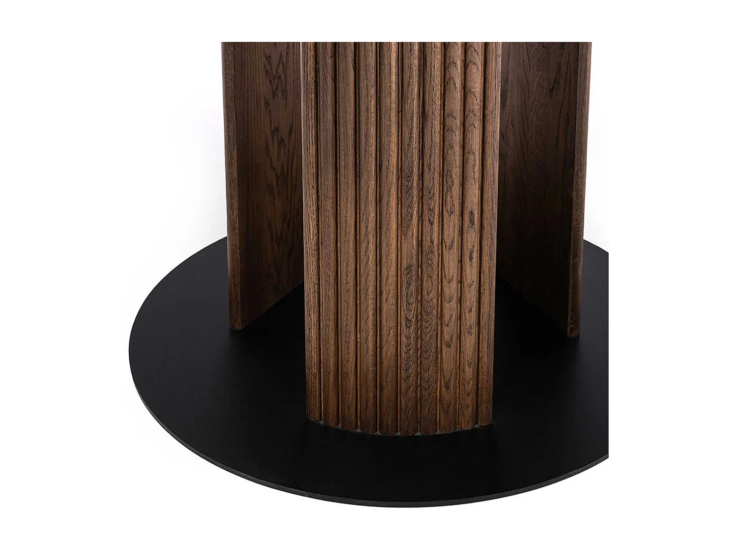 Skandi Tisch Esszimmer aus Eiche Massivholz Wengefarben