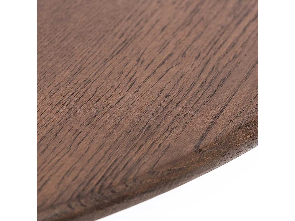 Skandi Tisch Esszimmer aus Eiche Massivholz Wengefarben