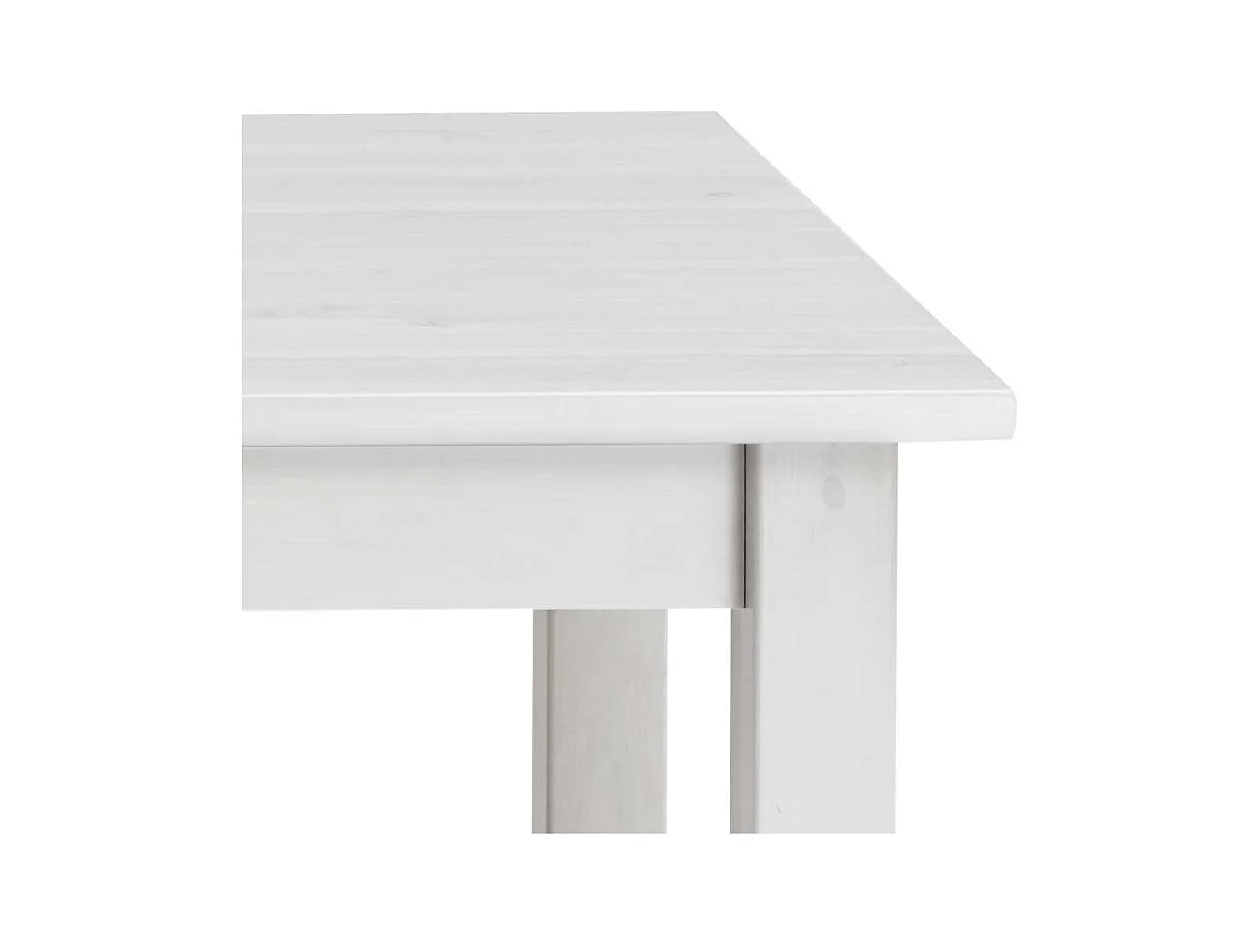 Kiefer Esstisch in Weiß Landhaus