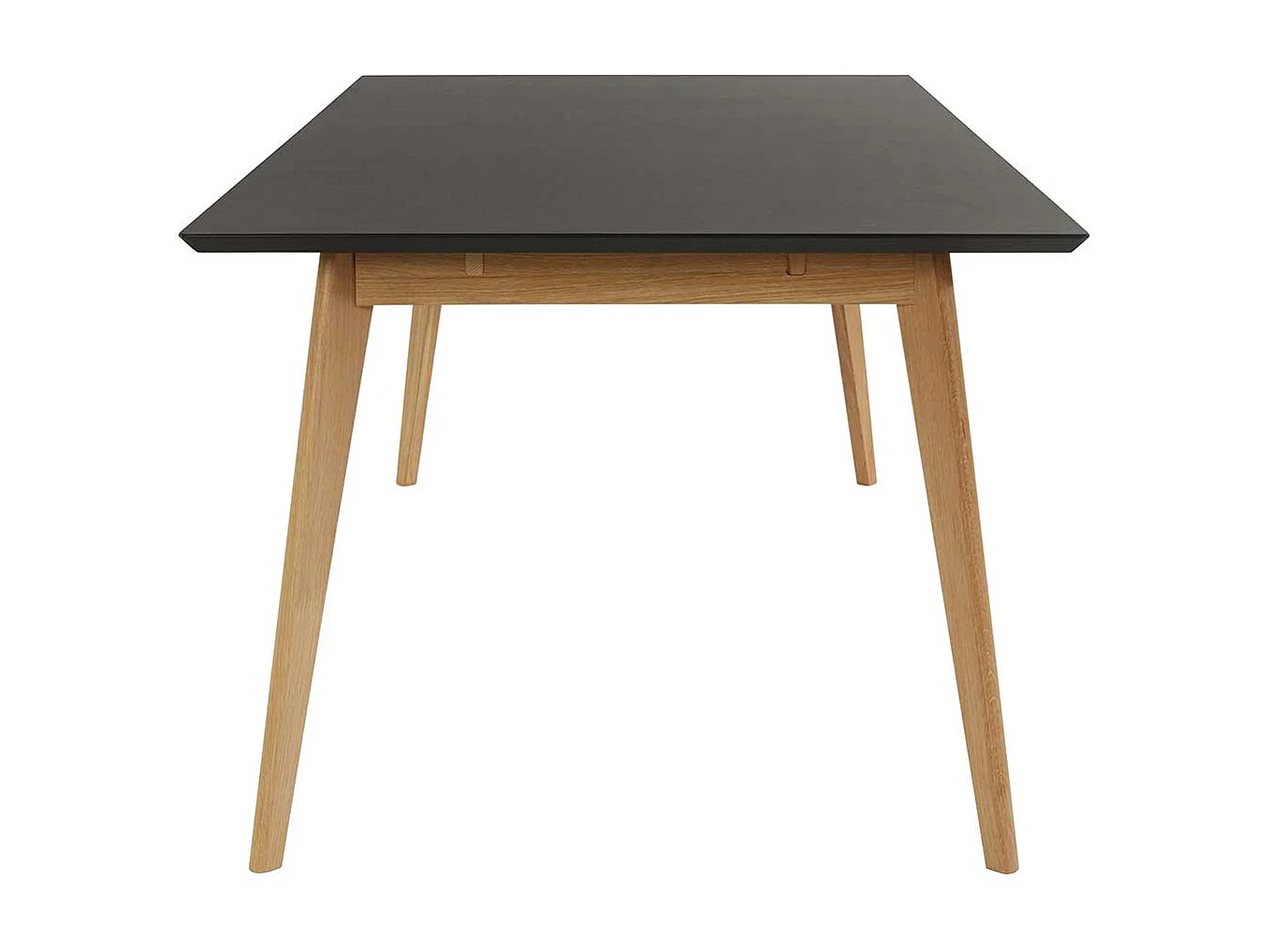 Esstisch Tisch Esszimmer in Eichefarben und Schwarz