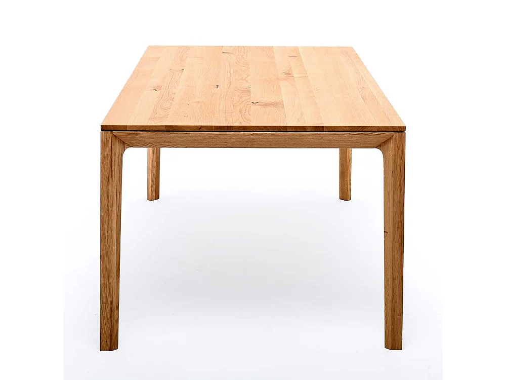 Holztisch Massivholztisch aus Eiche Massivholz in Eichefarben