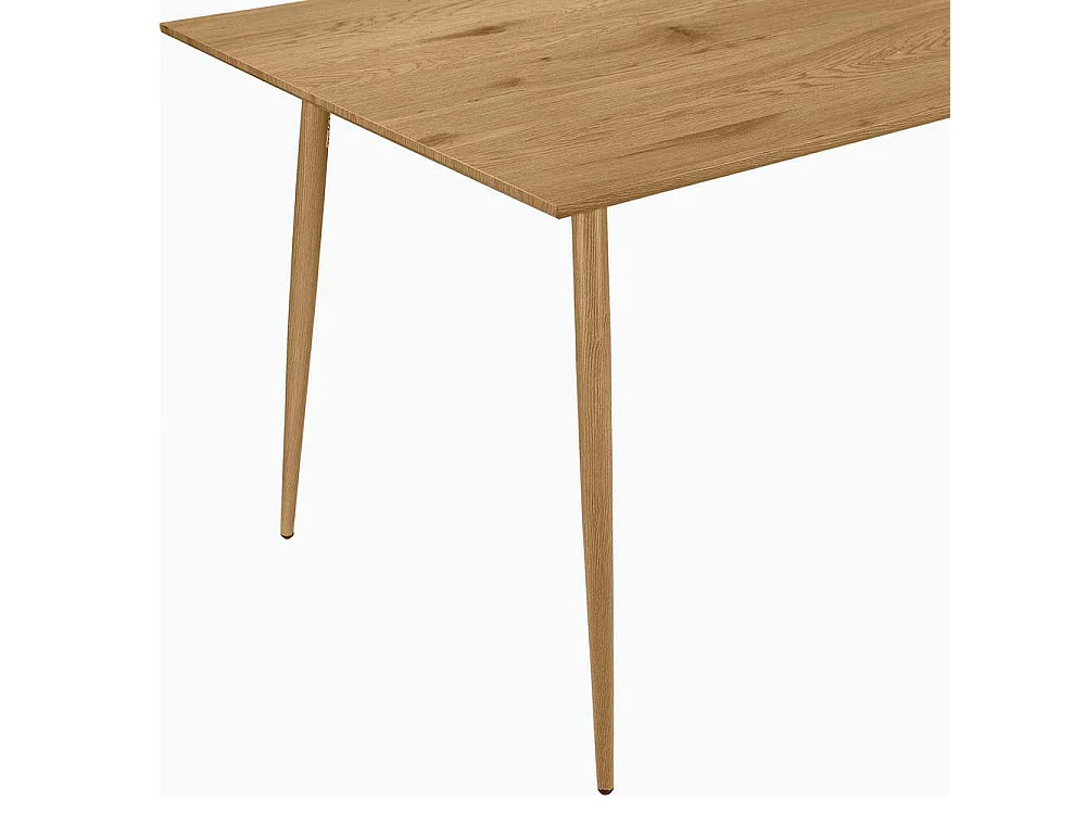 Skandi Esszimmer Tisch in Eichefarben 160 cm breit & 90 cm tief