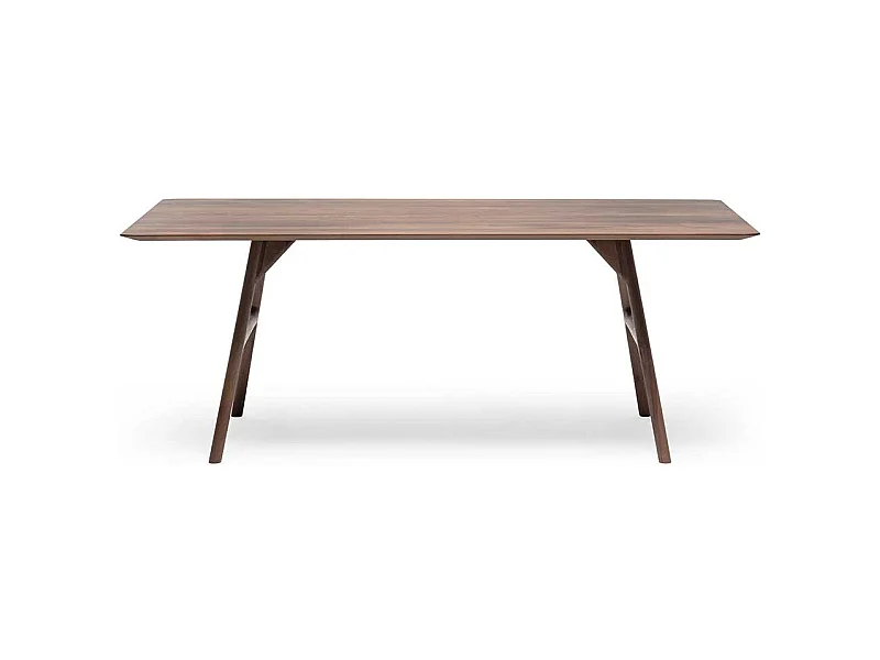 Küchentisch aus Nussbaum Massivholz handgearbeitet