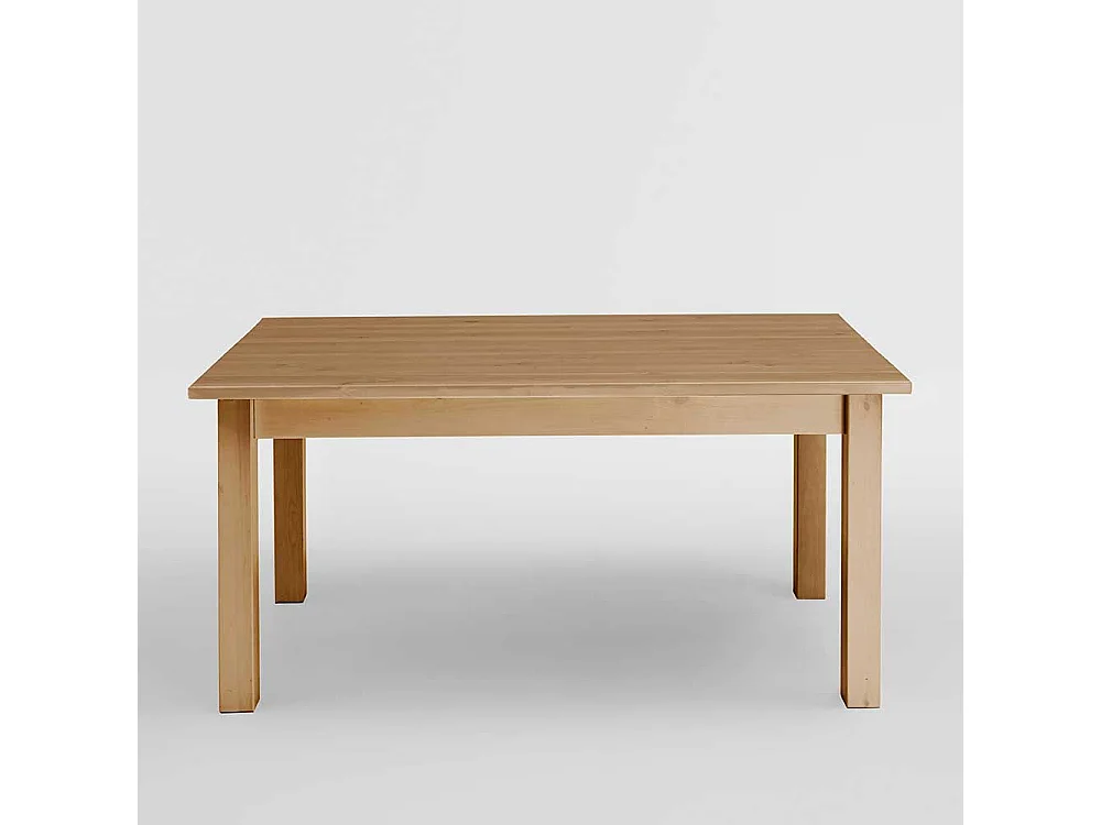 Massivholztisch aus Kiefer gebeizt und geölt verlängerbar