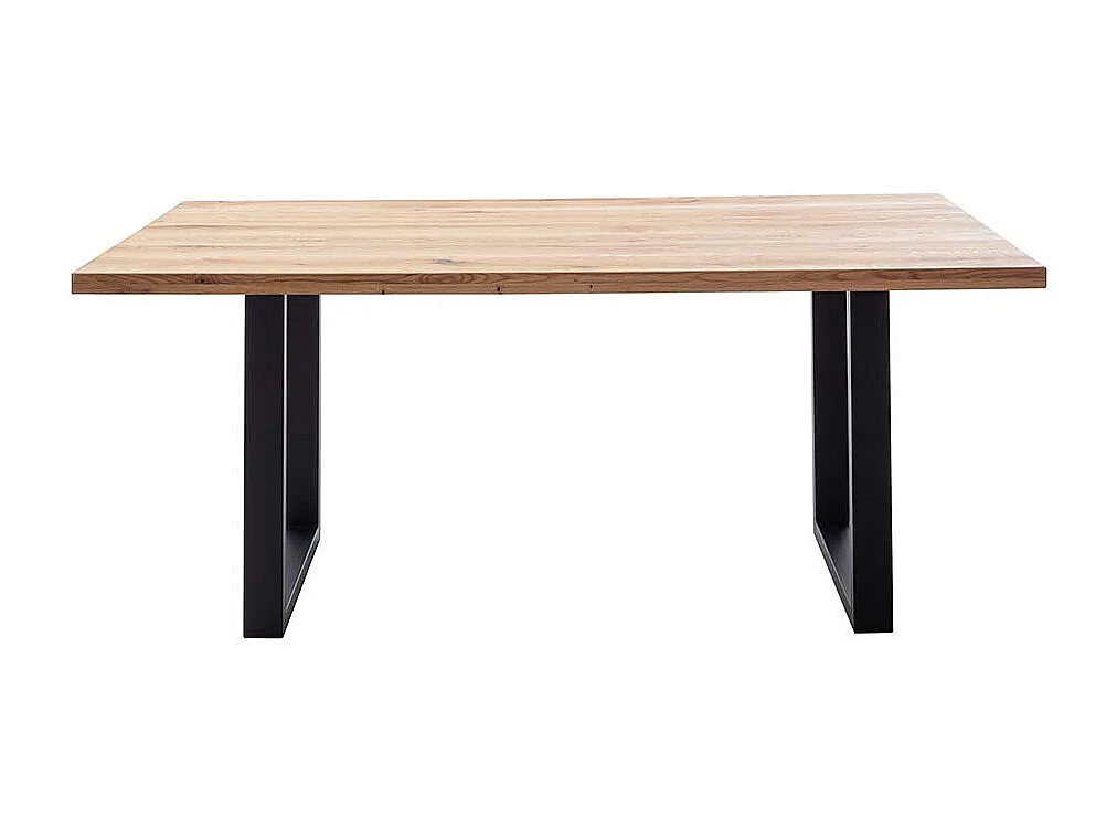 Esstisch Tisch Massivholz aus Wildeiche Massivholz im Industry und Loft Stil