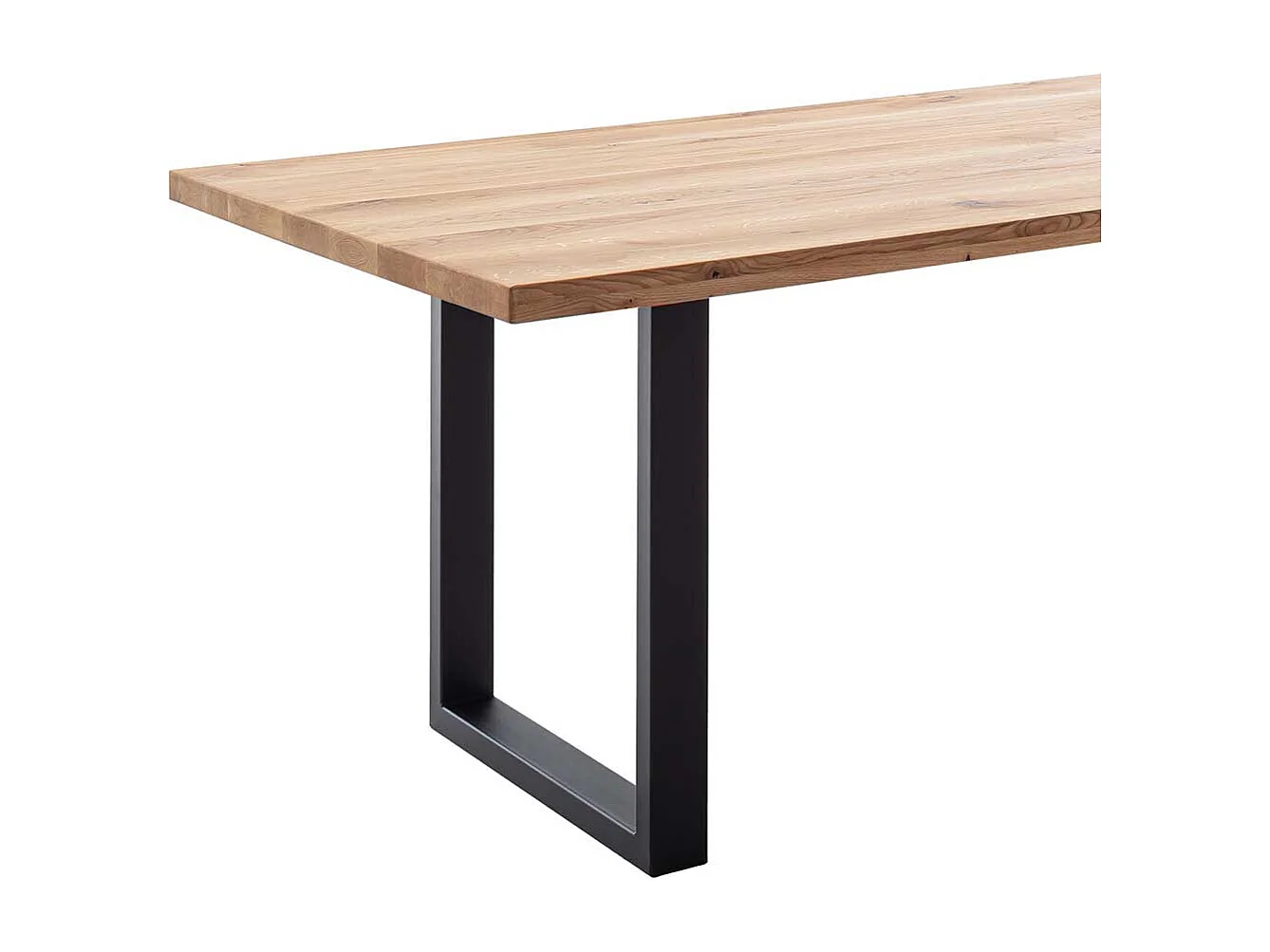 Esstisch Tisch Massivholz aus Wildeiche Massivholz im Industry und Loft Stil