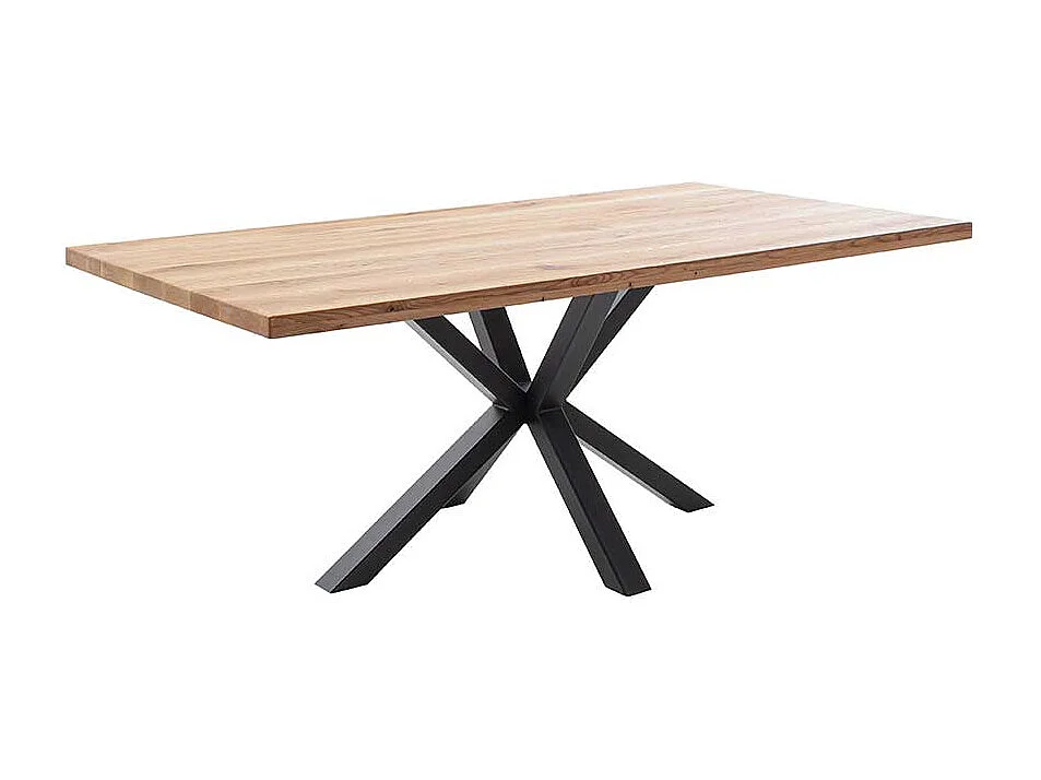 Esstisch Tisch Esszimmer aus Massivholz mit Spider Gestell