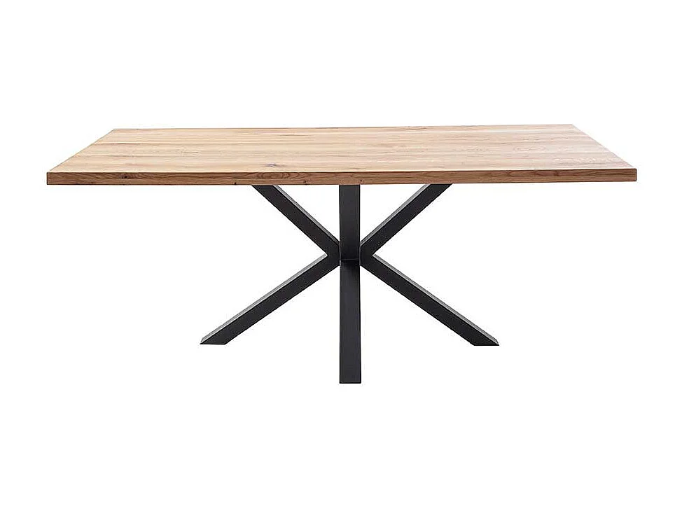 Esstisch Tisch Esszimmer aus Massivholz mit Spider Gestell