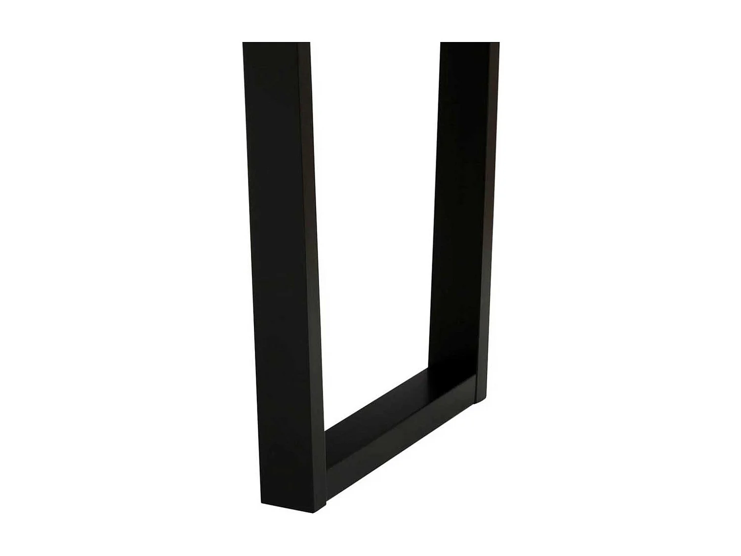 Esstisch Factory Style in Eichefarben & Schwarz Bügelgestell