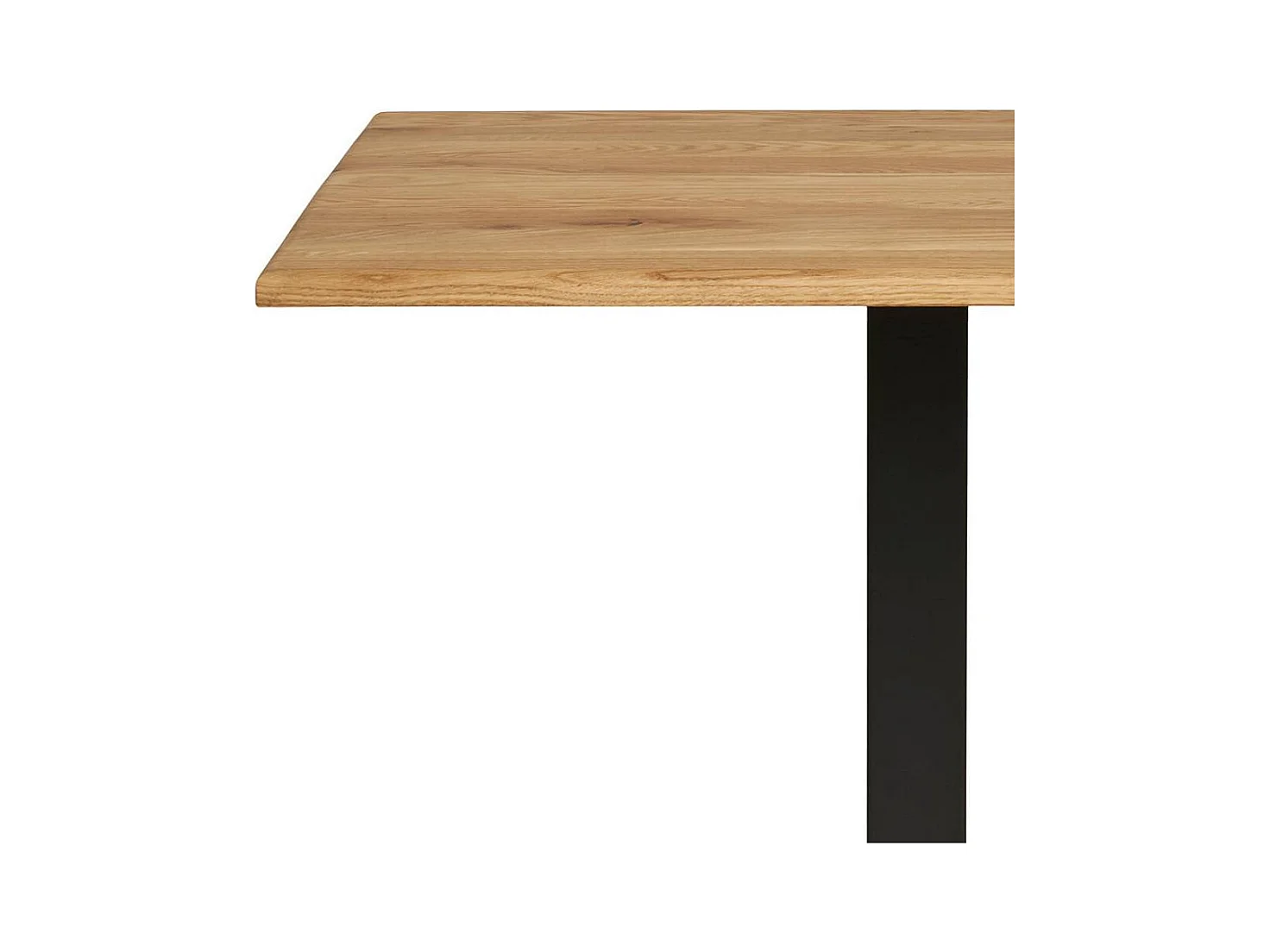 Massivholztisch Küchentisch in quadratischer Form auf Säulengestell