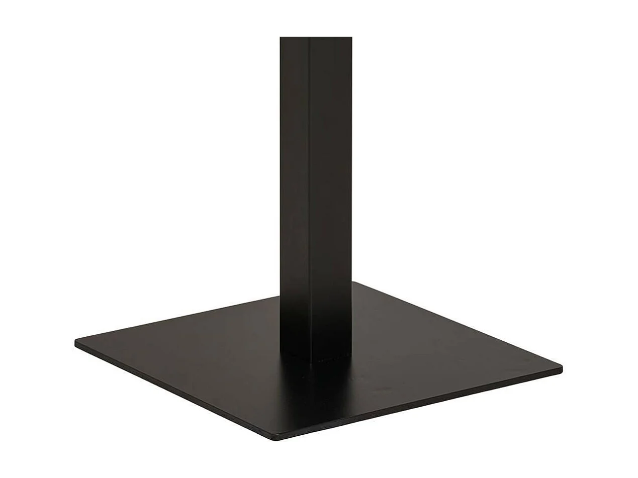 Massivholztisch Küchentisch in quadratischer Form auf Säulengestell