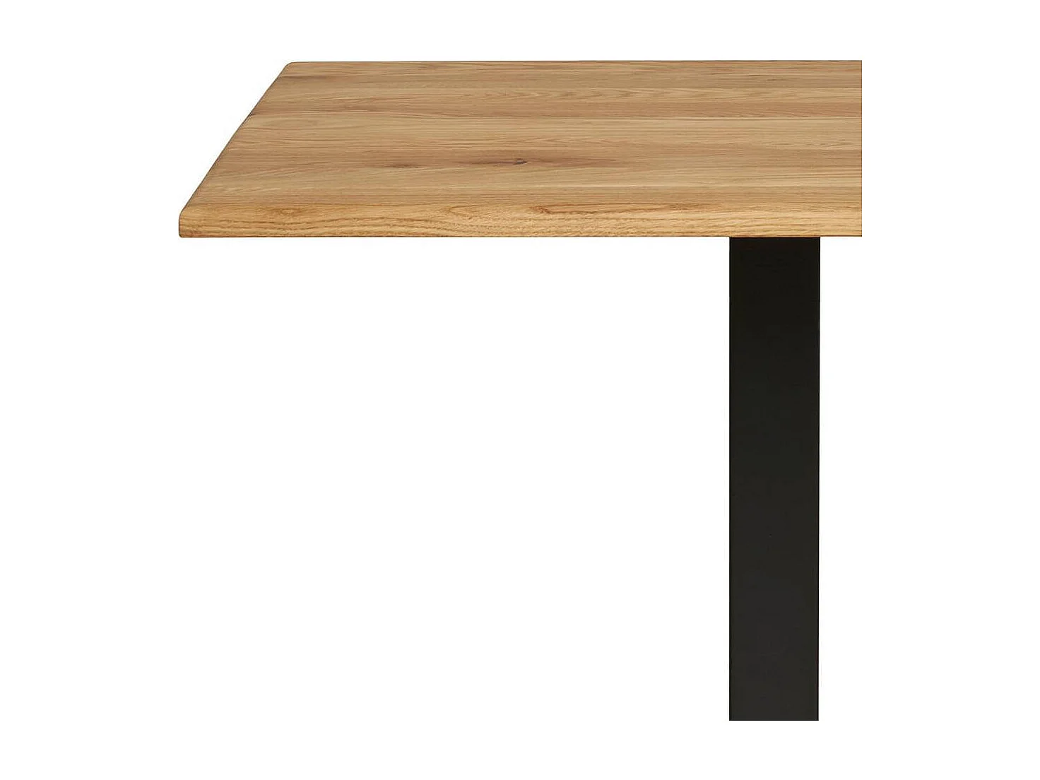 Massivholztisch Küchentisch in quadratischer Form auf Säulengestell