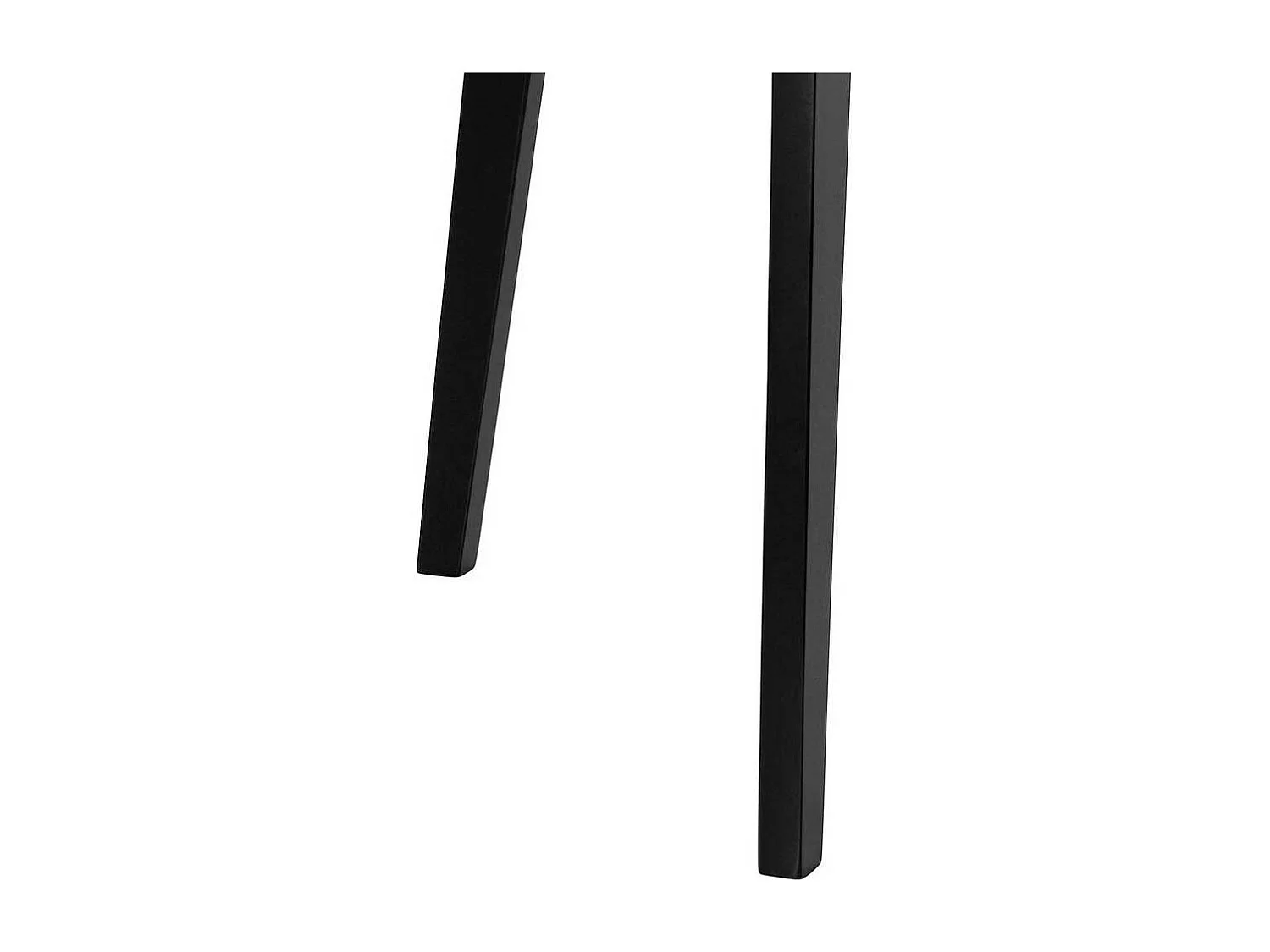 Küchen Tisch in Weiß und Schwarz rechteckiger Tischplatte