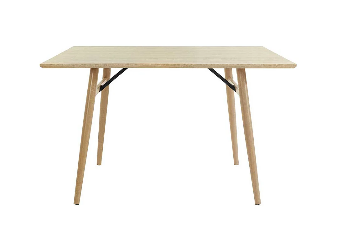 Esstisch Küchentisch in Eichefarben mit Vierfußgestell