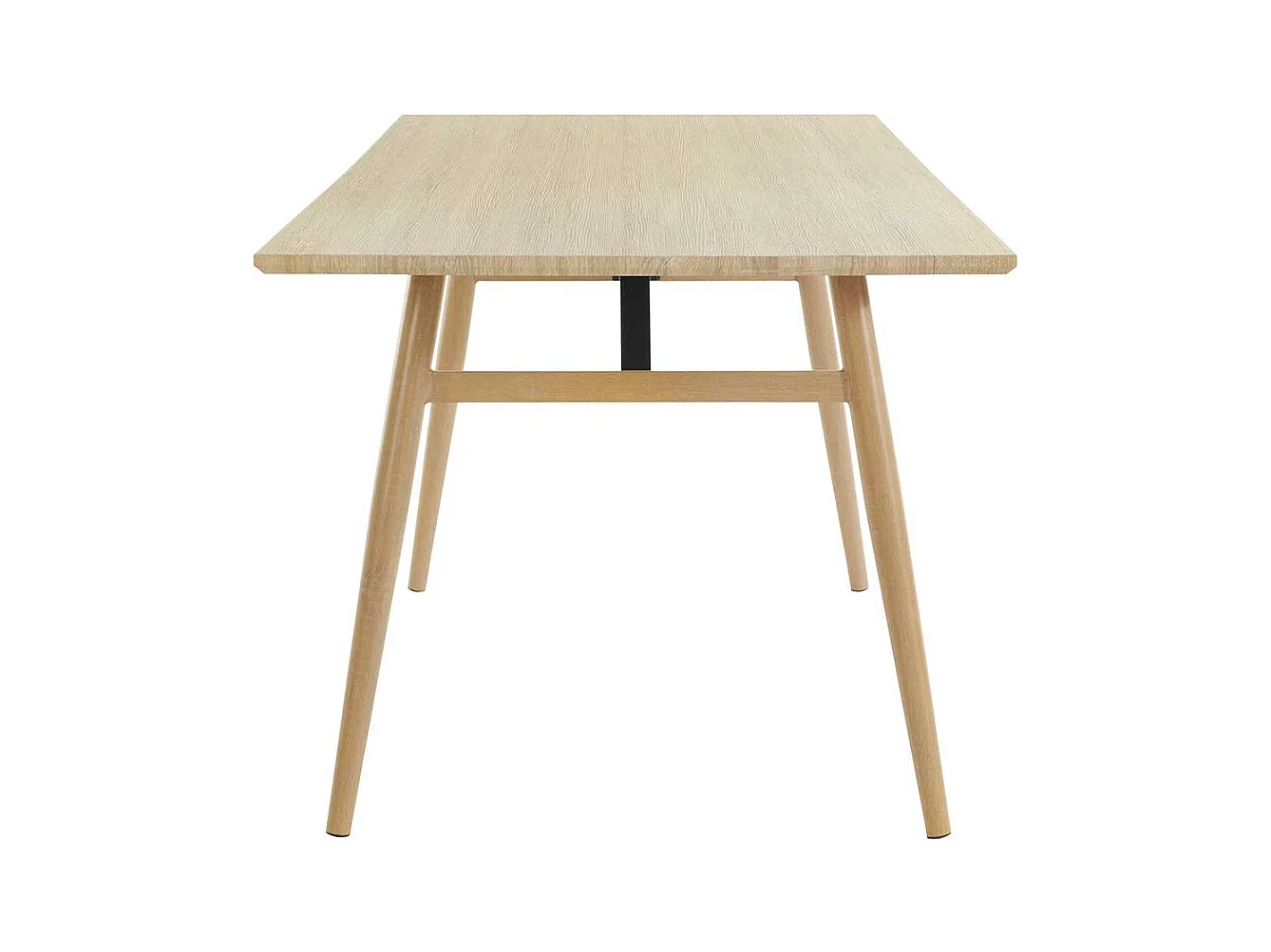 Esstisch Küchentisch in Eichefarben mit Vierfußgestell